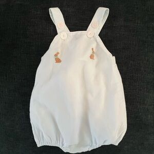 Baby Bubble Overalls with Embroidery Easter Size 9M